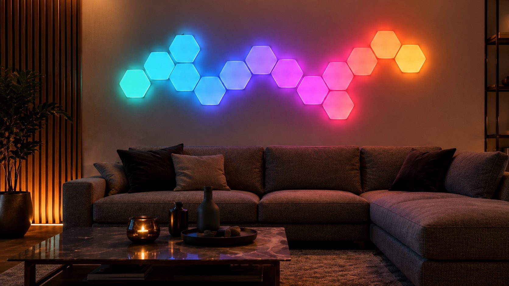 Photo wall événementiel lumineux WOAW Light