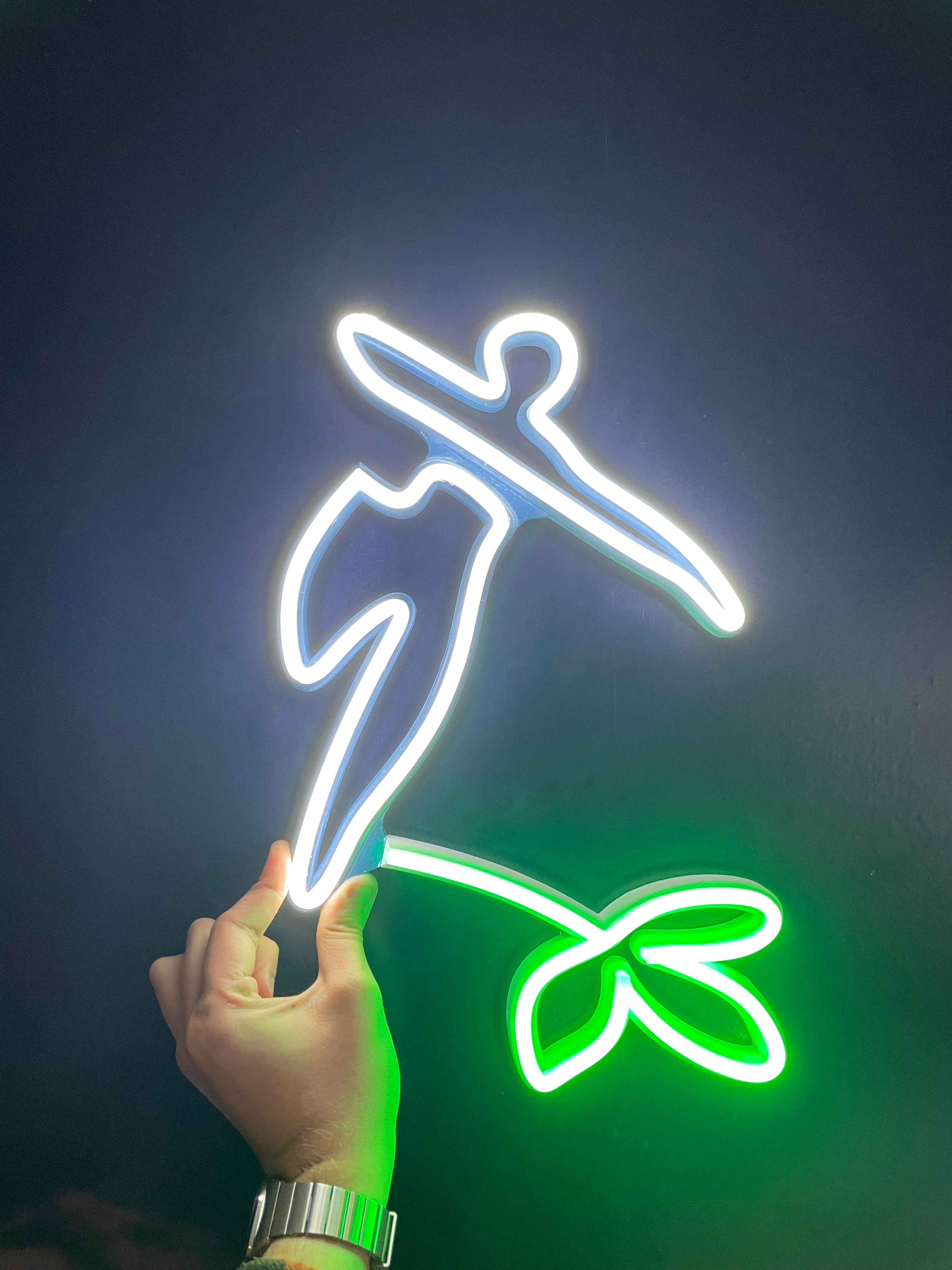Néon LED Fondation pour les Générations Futures — WOAW Light Namur