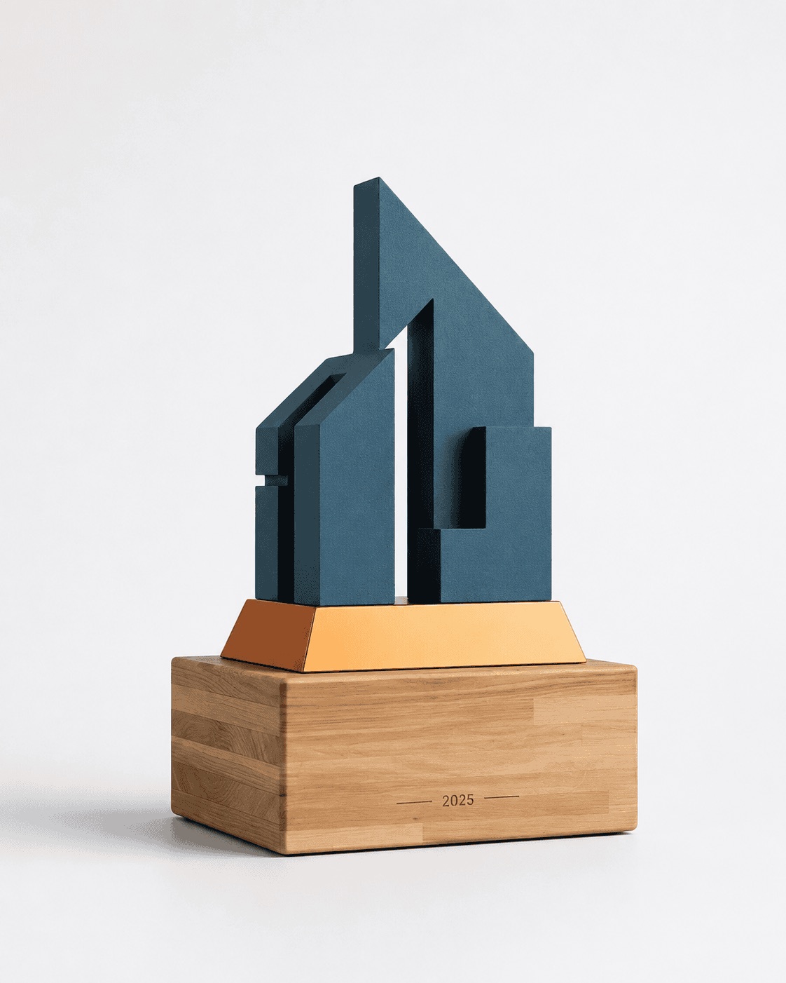 Trophée personnalisé sur mesure conçu et fabriqué à Namur — WOAW Trophy