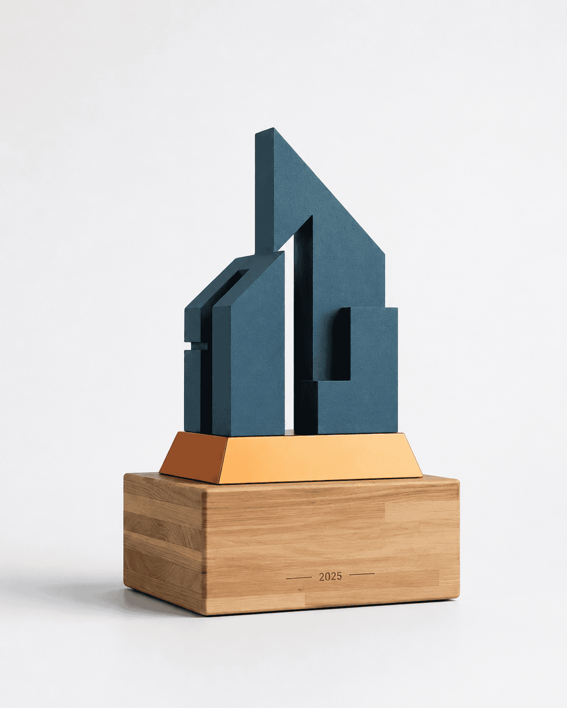 Trophée personnalisé sur mesure conçu et fabriqué à Namur — WOAW Trophy